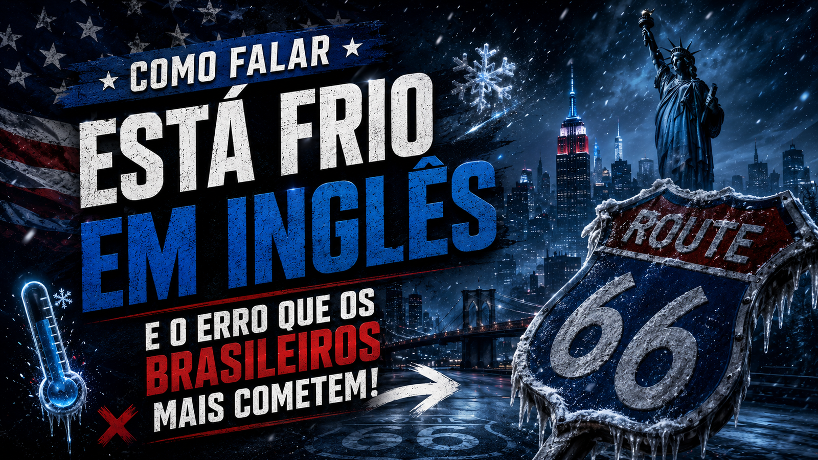 Como dizer está frio em inglês